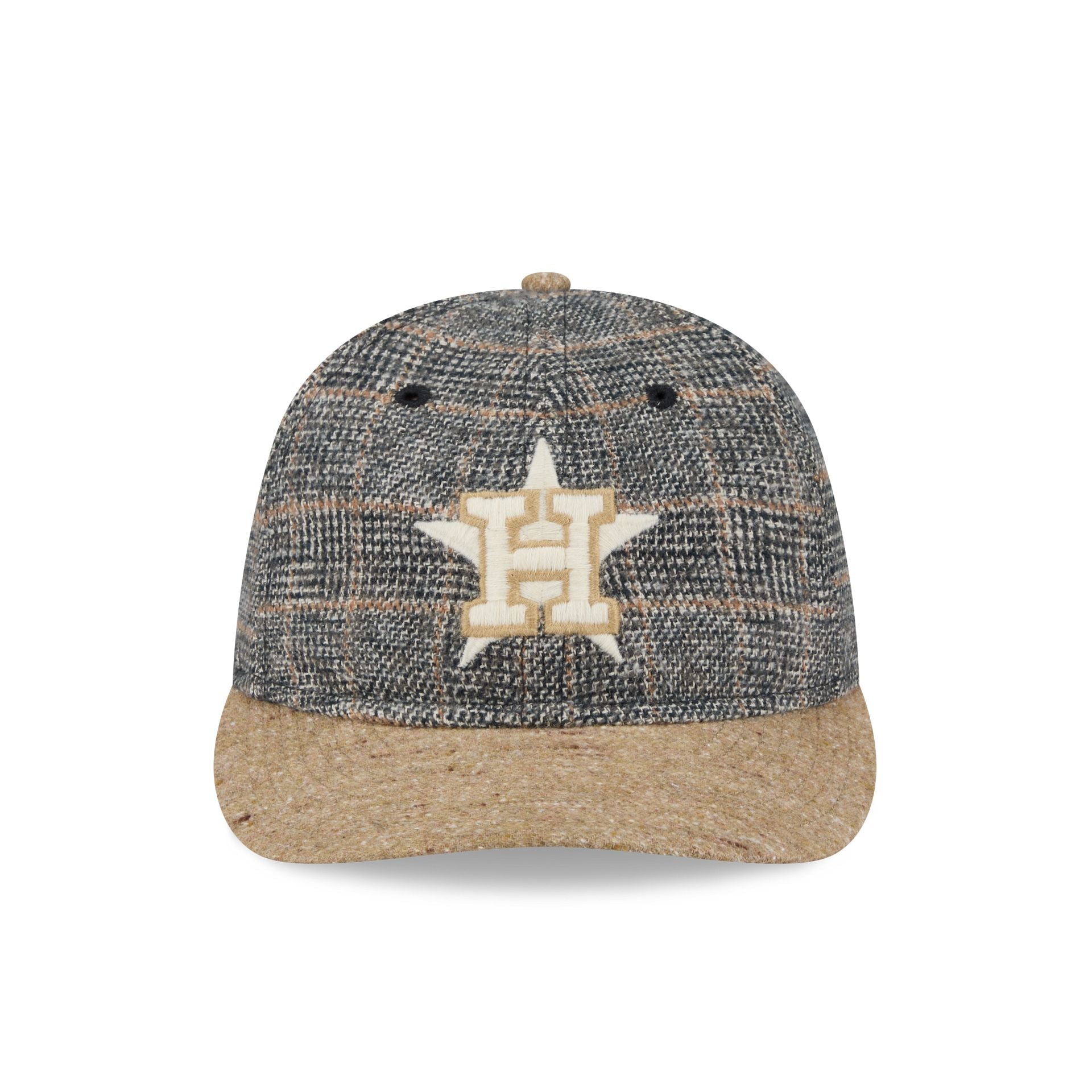 Houston Astros Three Looms Vintage Tweed Retro Crown 59FIFTY Fitted Hat