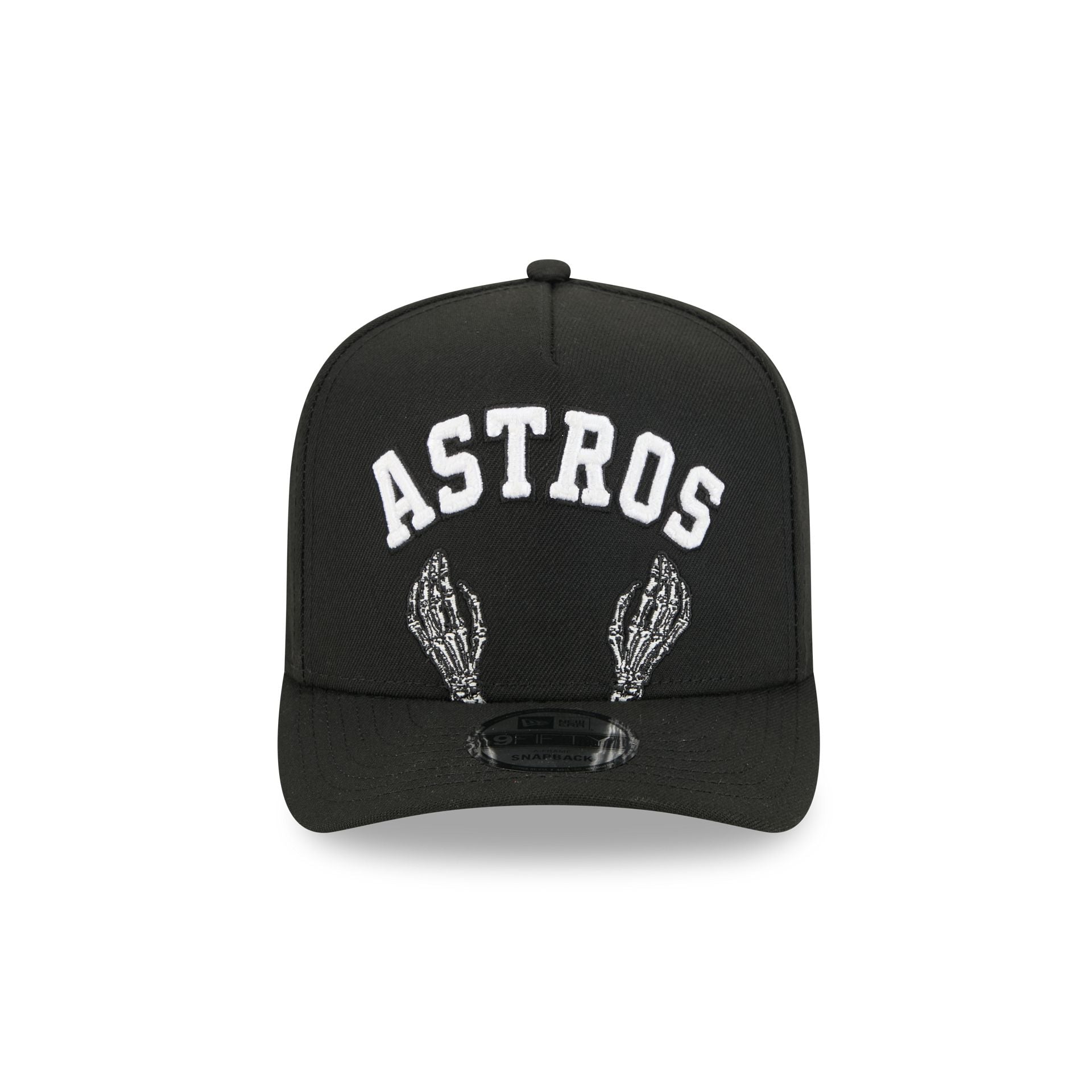Houston Astros Skeletal Script 9FIFTY A-Frame Snapback Hat