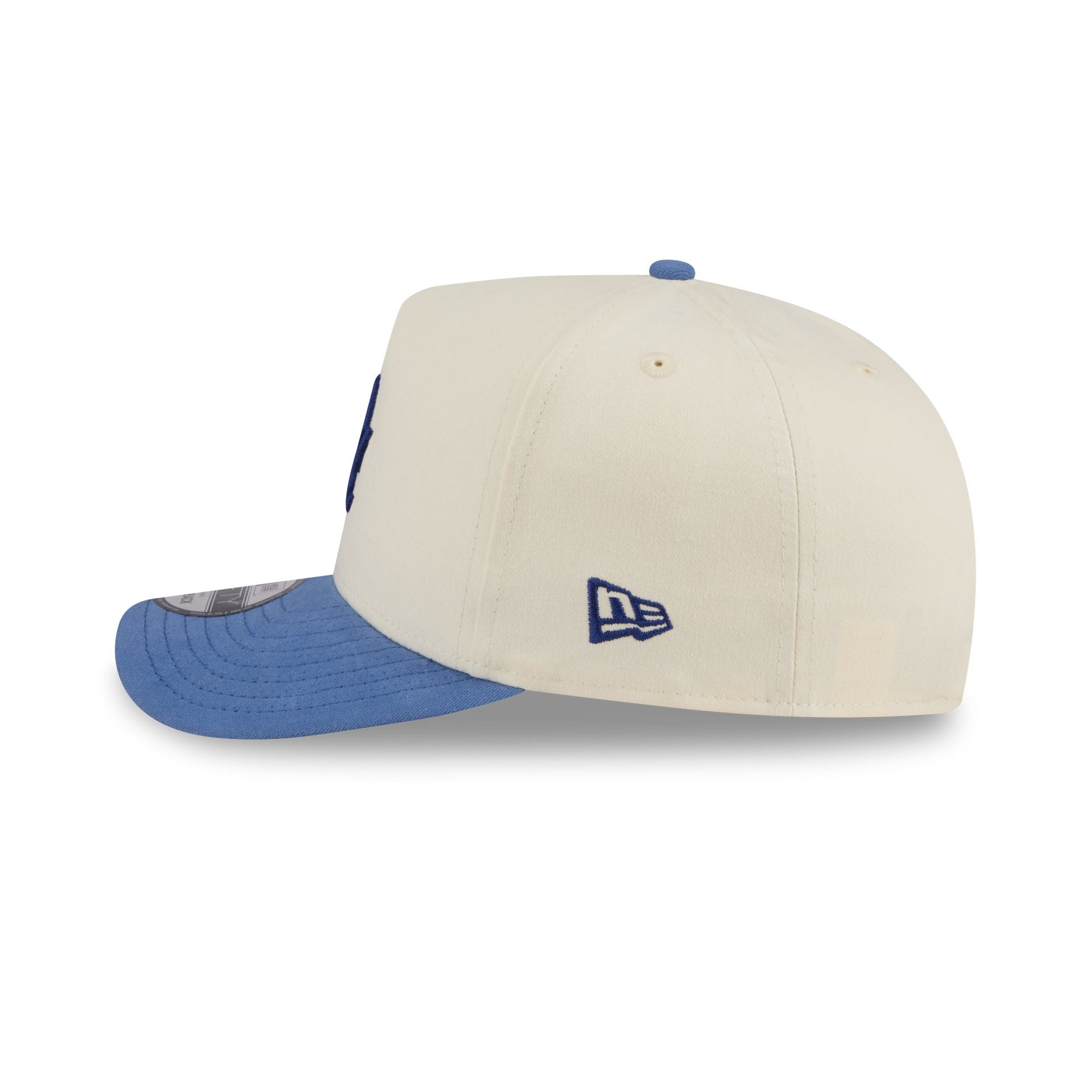 Los Angeles Dodgers Cotton Brush Chrome Pre-Curve 9FIFTY A-Frame Snapback Hat
