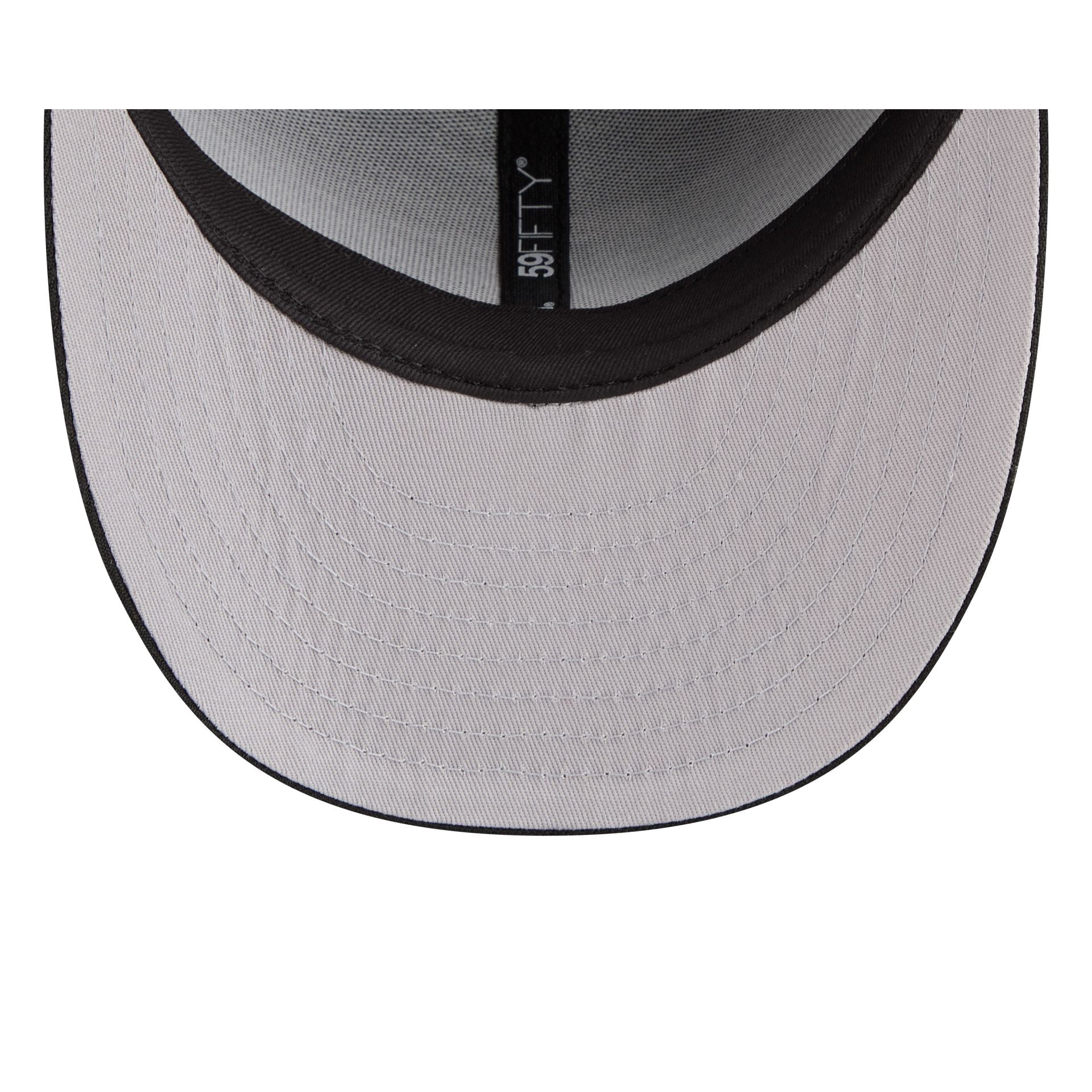 Los Angeles Dodgers Black Pre-Curve 59FIFTY Fitted Hat