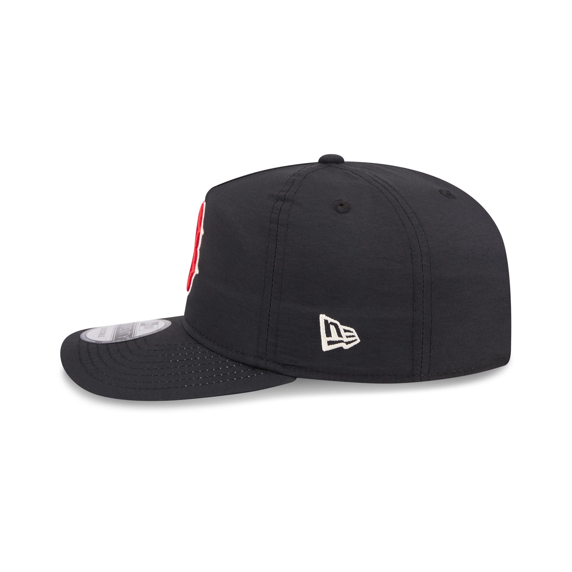 Boston Red Sox Black Nylon 19TWENTY Snapback Hat