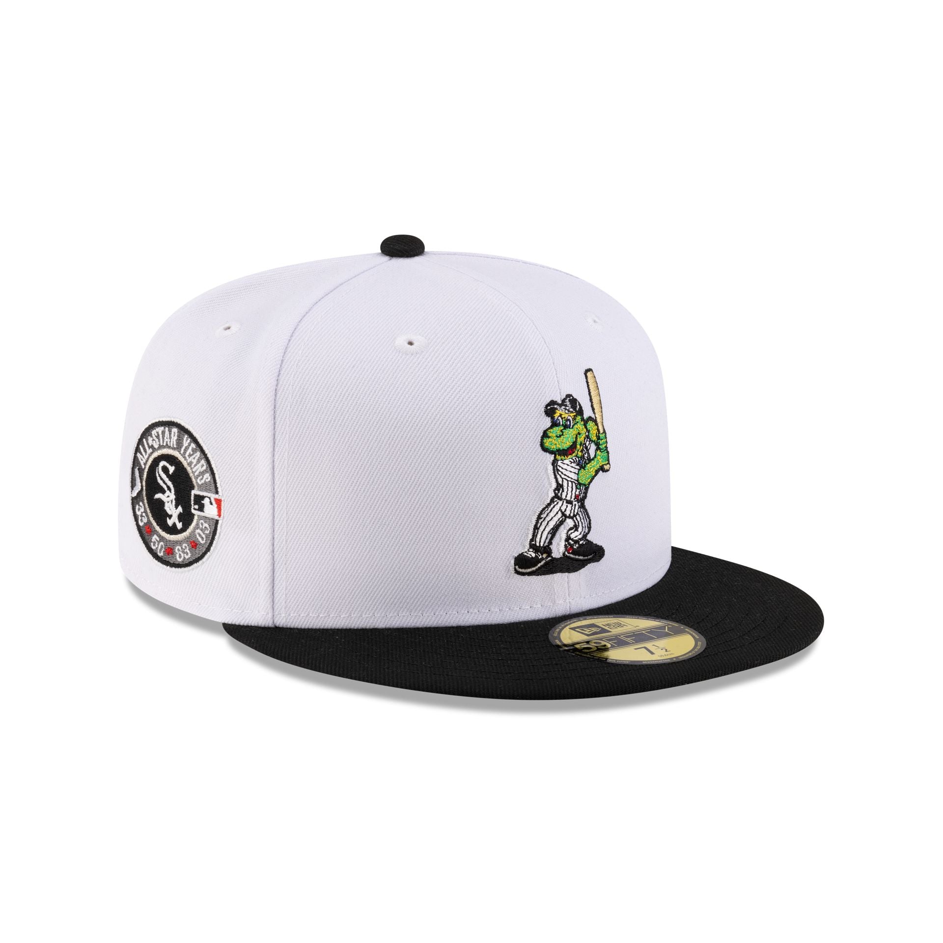 Chicago White Sox Mascot White 59FIFTY Fitted Hat