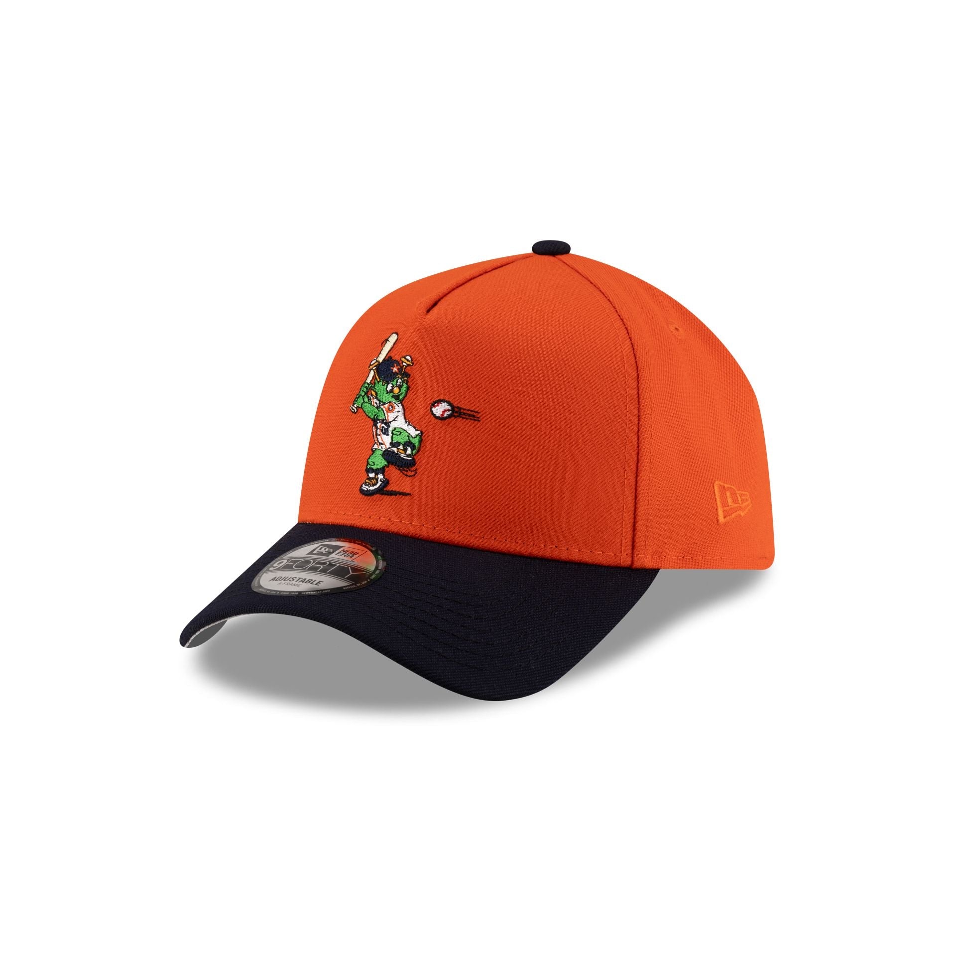 Houston Astros Mascot Orange 9FORTY A-Frame Snapback Hat