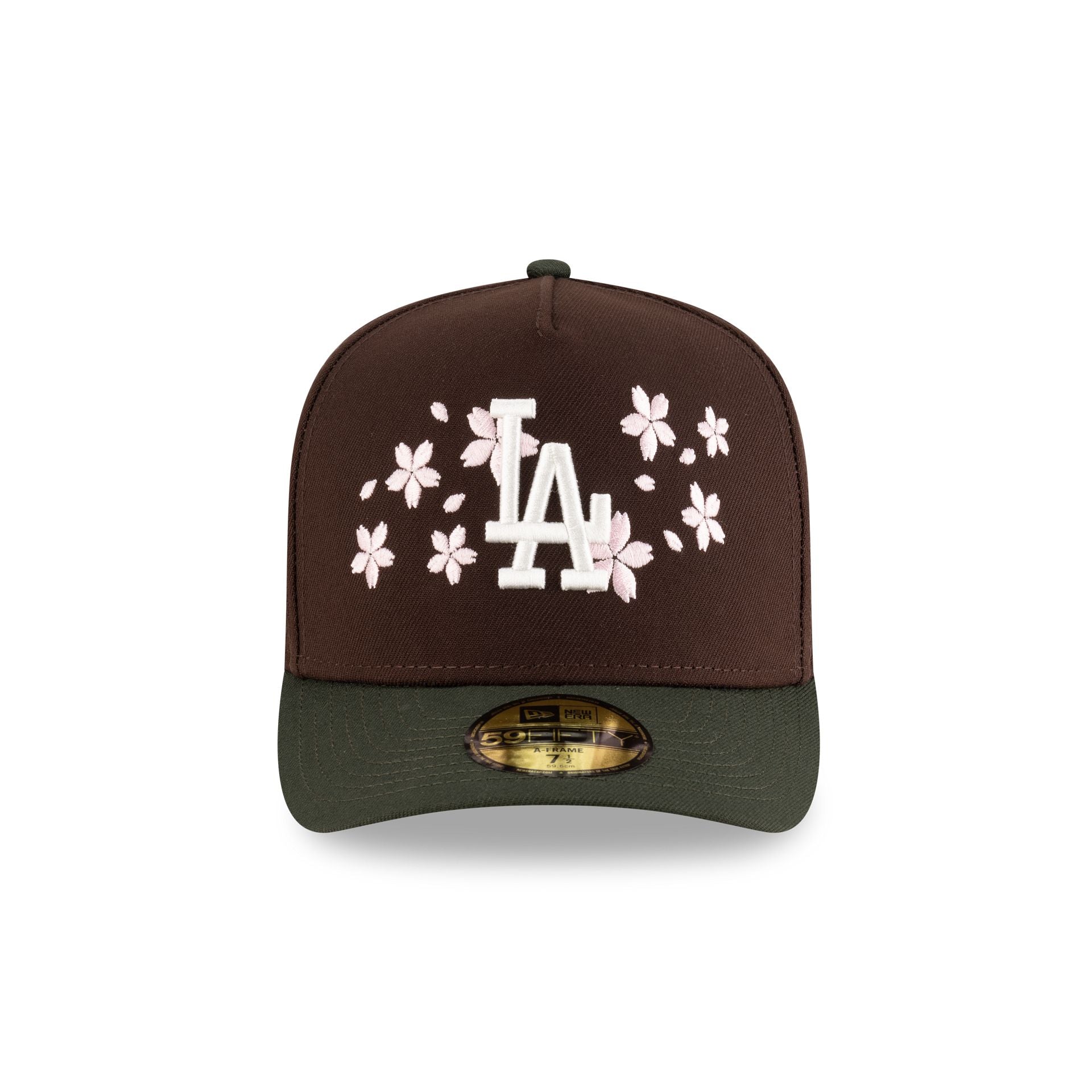 Just Caps Cherry Blossom Los Angeles Dodgers 59FIFTY A-Frame Fitted Hat
