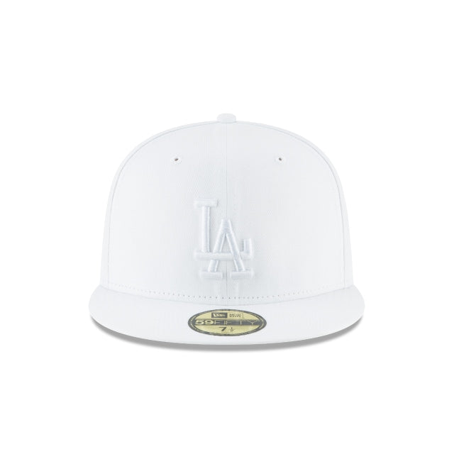 Los Angeles Dodgers Whiteout Basic 59FIFTY Fitted Hat