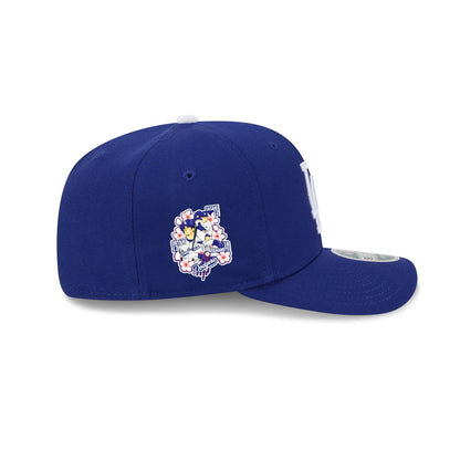Los Angeles Dodgers Triple Player Side Patch 9SEVENTY Stretch-Snap Hat