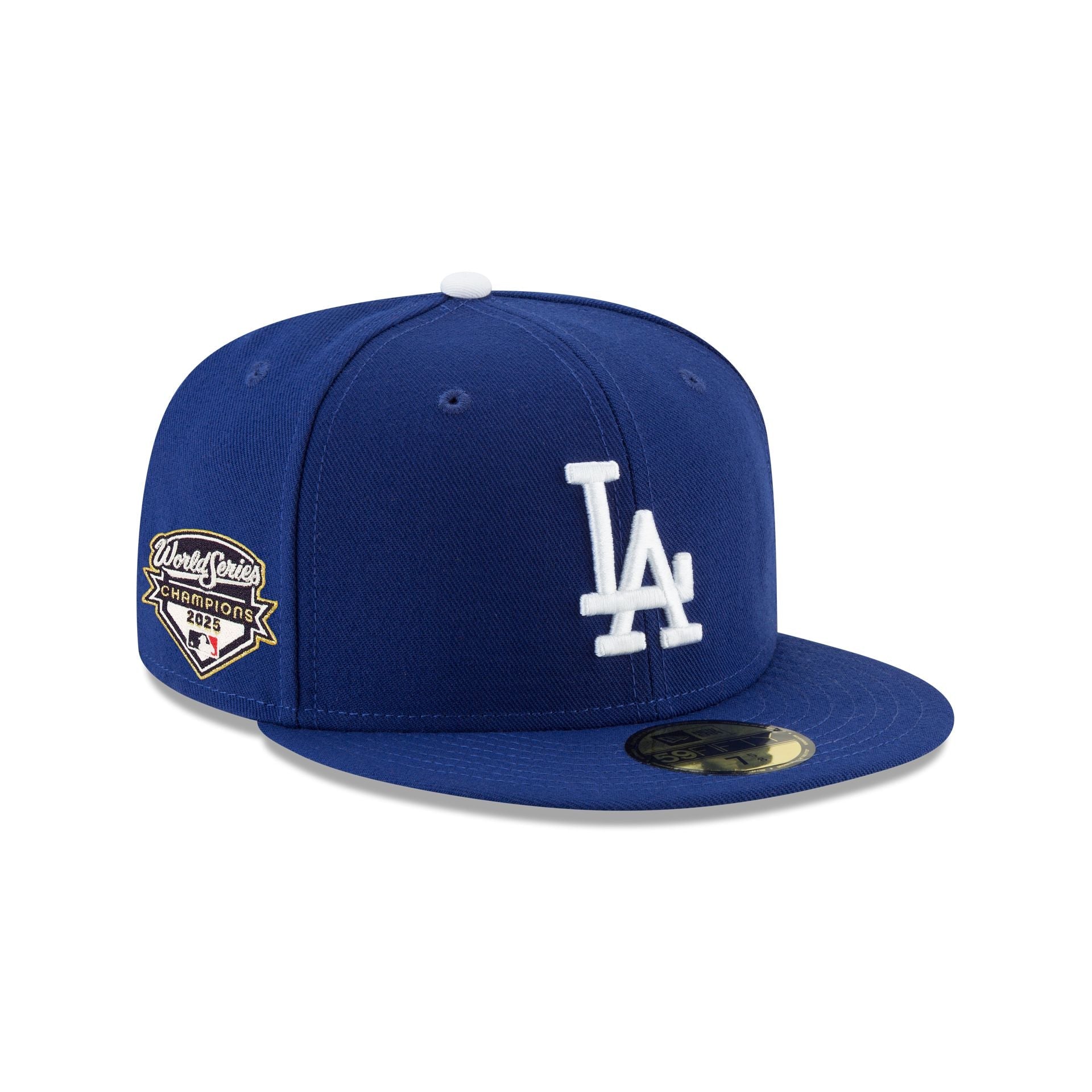 Los Angeles Dodgers 2025 World Series Champions Side Patch 59FIFTY Fitted Hat