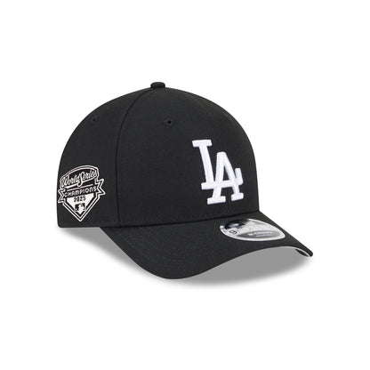 Los Angeles Dodgers 2025 World Series Champions Black & White 9FORTY M-Crown Snapback Hat