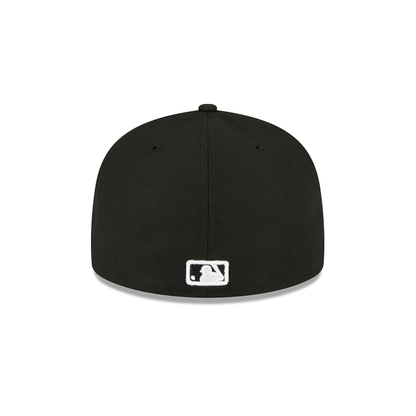 Chicago White Sox Sidepatch Black 59FIFTY Fitted Hat
