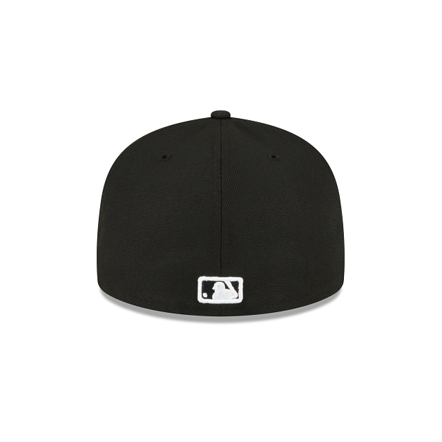Chicago White Sox Sidepatch Black 59FIFTY Fitted Hat