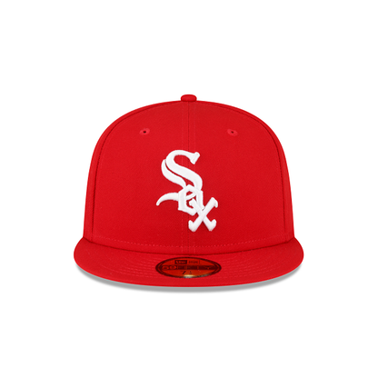 Chicago White Sox Sidepatch Red 59FIFTY Fitted Hat