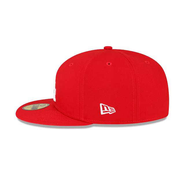 Los Angeles Dodgers Sidepatch Red 59FIFTY Fitted Hat