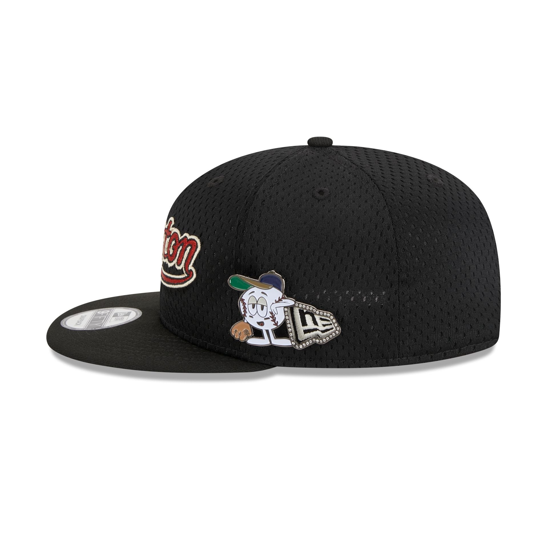 Houston Astros Post-Up Pin 9FIFTY Snapback Hat