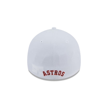 Houston Astros Optic White 39THIRTY Stretch Fit Hat