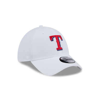 Texas Rangers Optic White 39THIRTY Stretch Fit Hat