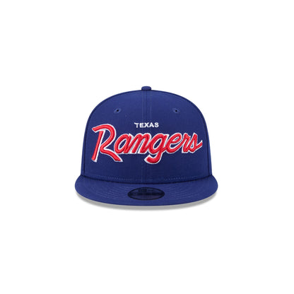 Texas Rangers Script Kids 9FIFTY Snapback Hat