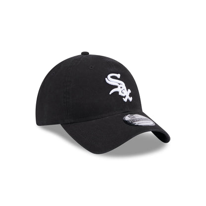 Chicago White Sox Black 9TWENTY Adjustable Hat
