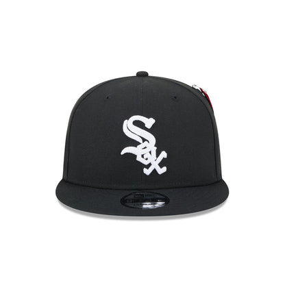 Alpha Industries x Chicago White Sox Black 9FIFTY Snapback Hat