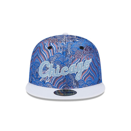 Chicago White Sox Wave Fill 59FIFTY Fitted Hat
