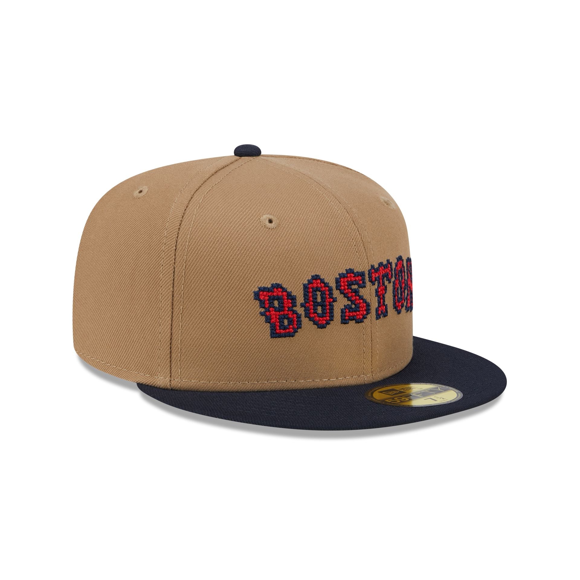 Boston Red Sox Classic 8-Bit Wordmark 59FIFTY Fitted Hat