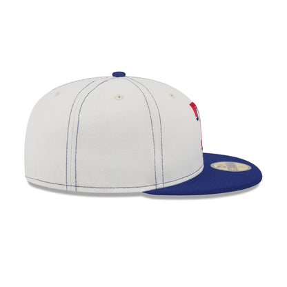 Texas Rangers Sandy Linen 59FIFTY Fitted Hat