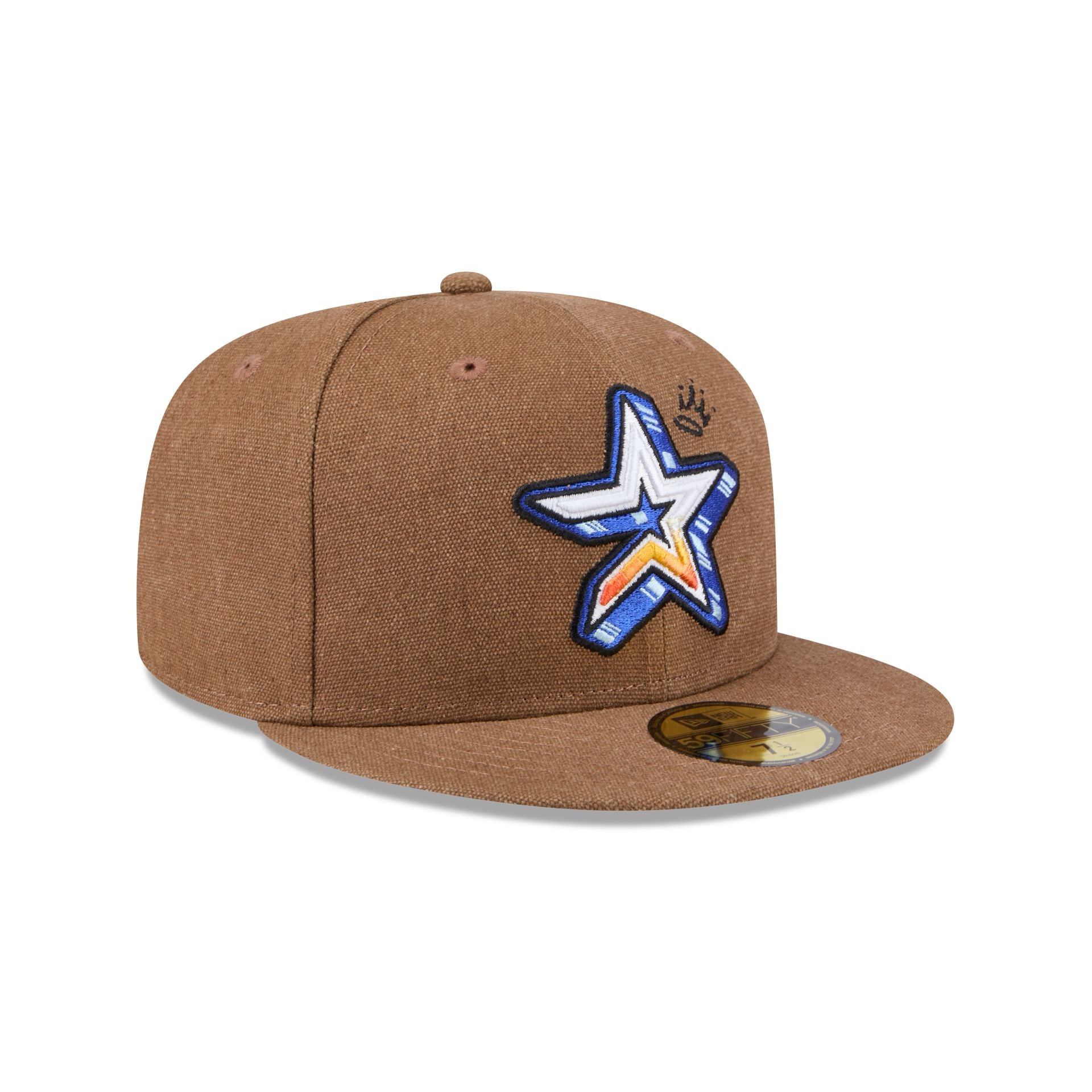 Houston Astros Logo Scribble 59FIFTY Fitted Hat