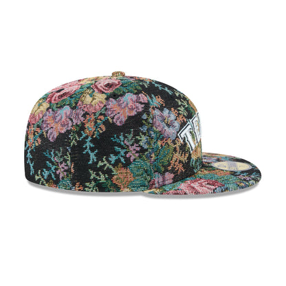 Texas Rangers Jacquard Pattern 59FIFTY Fitted Hat