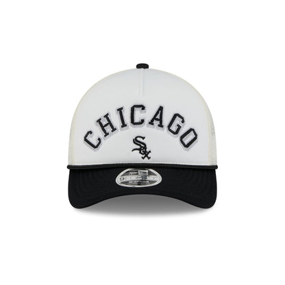 Chicago White Sox Chrome Arch 9FORTY M-Crown A-Frame Trucker Hat