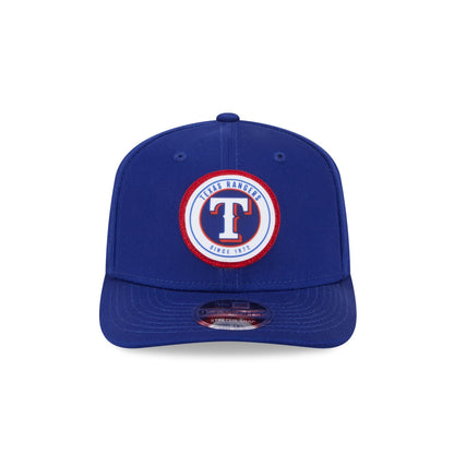 Texas Rangers Circle Patch 9SEVENTY Stretch-Snap Hat