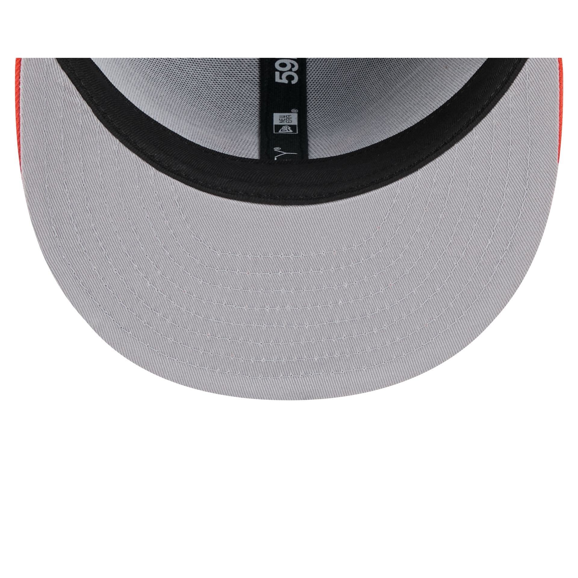 Houston Astros Pinstripe League Pin 59FIFTY Fitted Hat