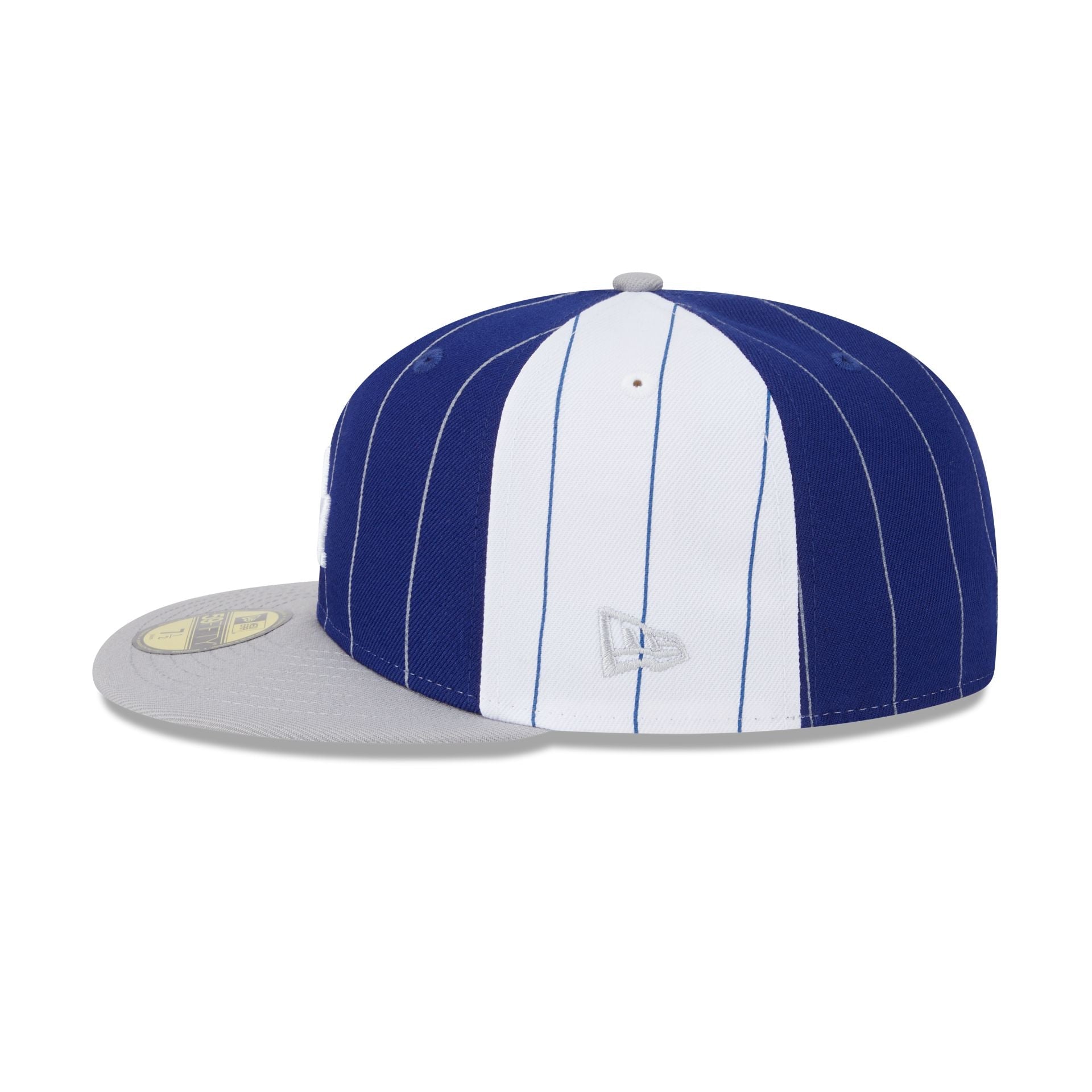 Los Angeles Dodgers Pinstripe League Pin 59FIFTY Fitted Hat