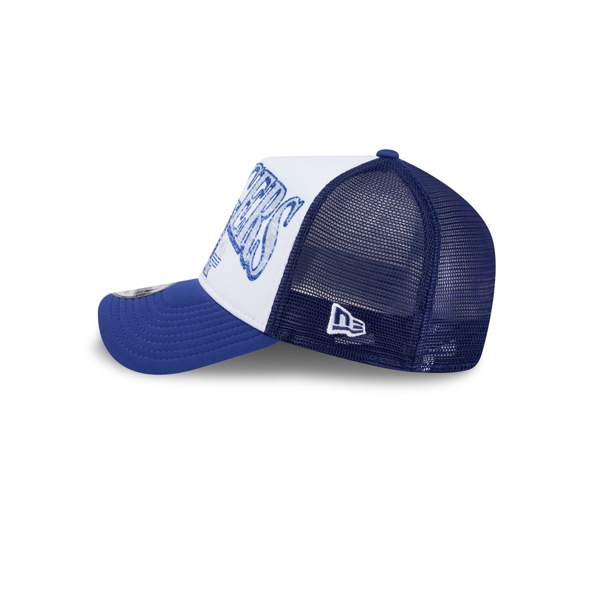 Los Angeles Dodgers Distressed 9FORTY A-Frame Trucker Hat