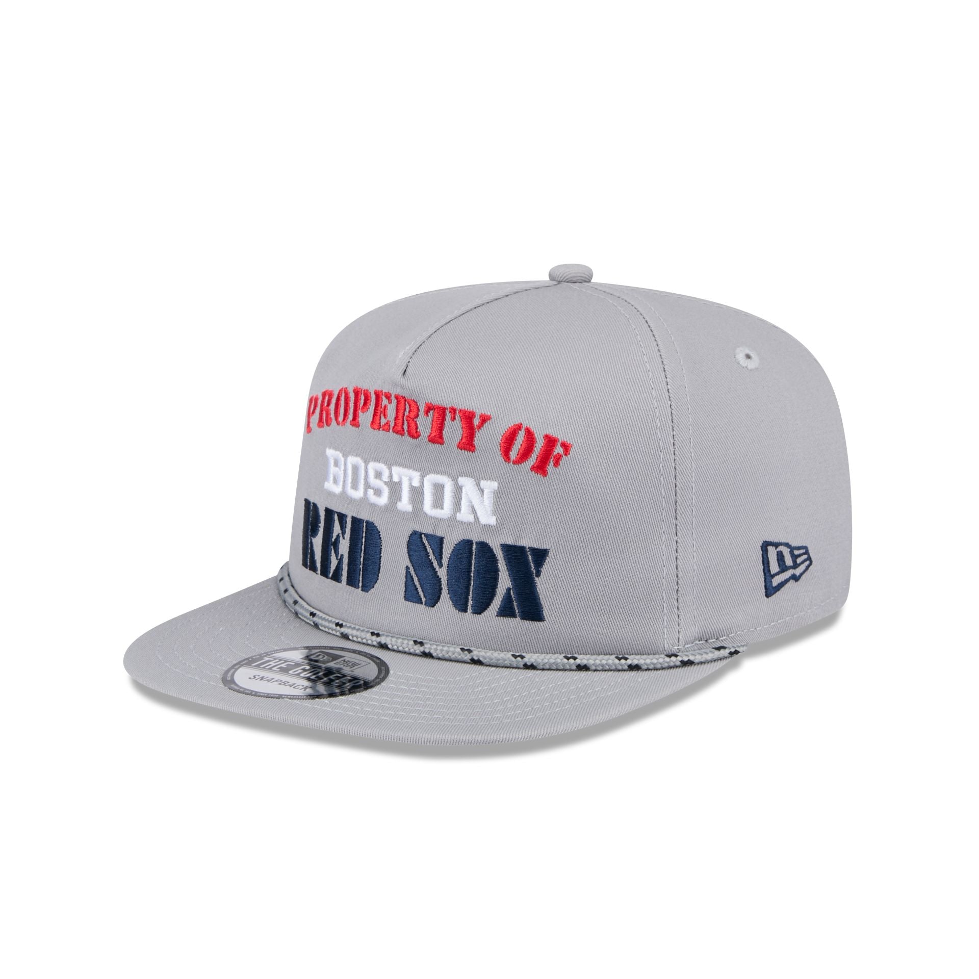 Boston Red Sox Vintage Gray Rope Golfer Hat