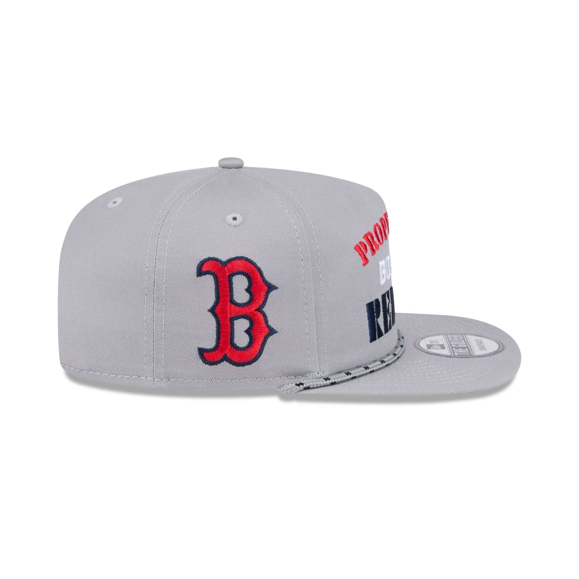 Boston Red Sox Vintage Gray Rope Golfer Hat