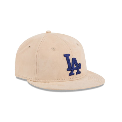Los Angeles Dodgers Stone Suede Retro Crown 9FIFTY Snapback Hat