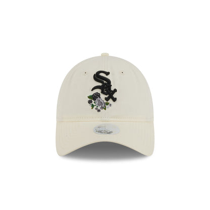 Chicago White Sox Women's Floral Stitch 9TWENTY Adjustable Hat