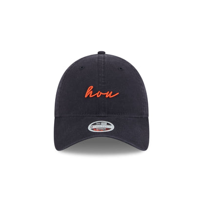 Houston Astros Women's Script 9TWENTY Adjustable Hat