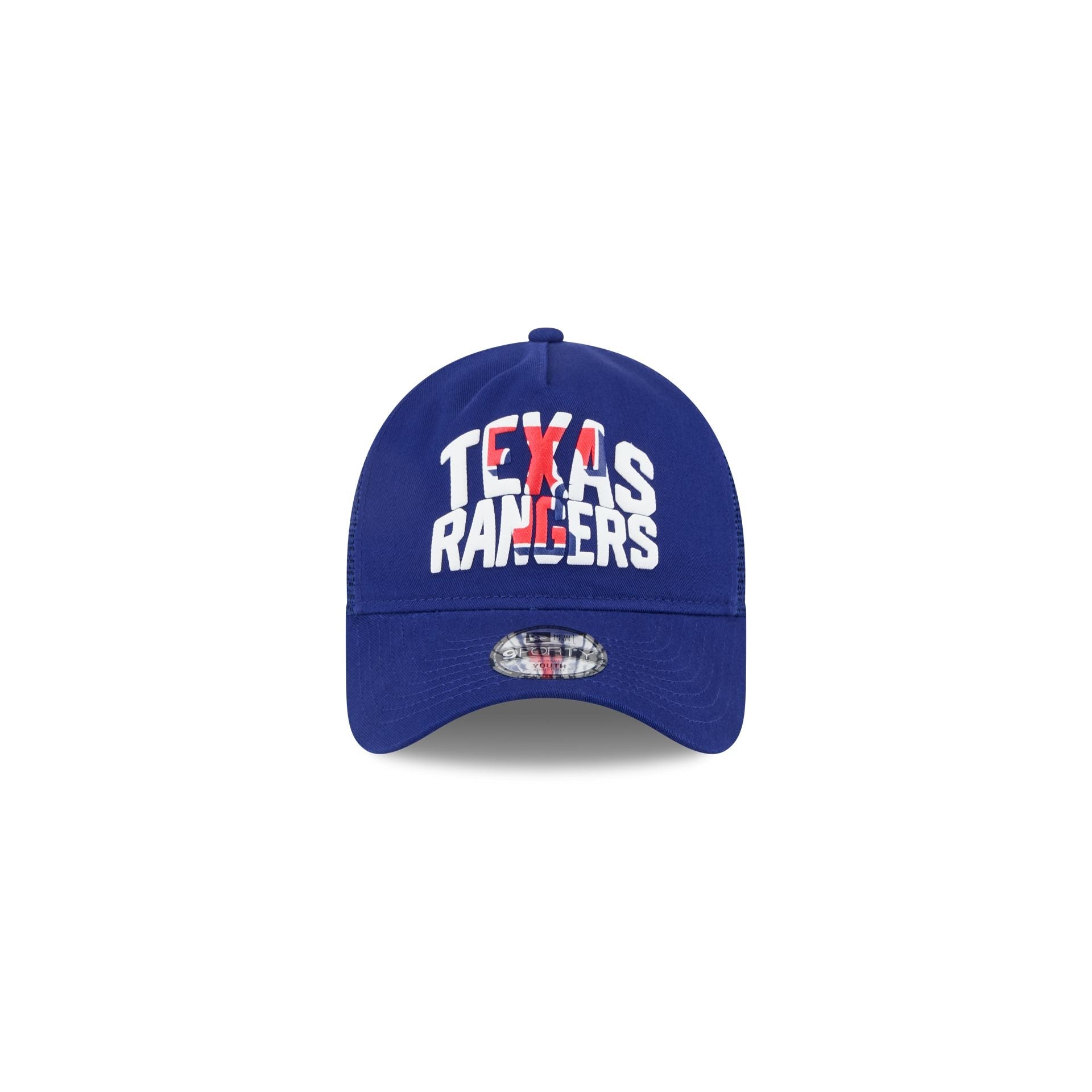 Texas Rangers Kids Chalk 9FORTY A-Frame Trucker Hat