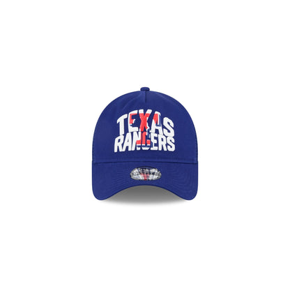 Texas Rangers Kids Chalk 9FORTY A-Frame Trucker Hat