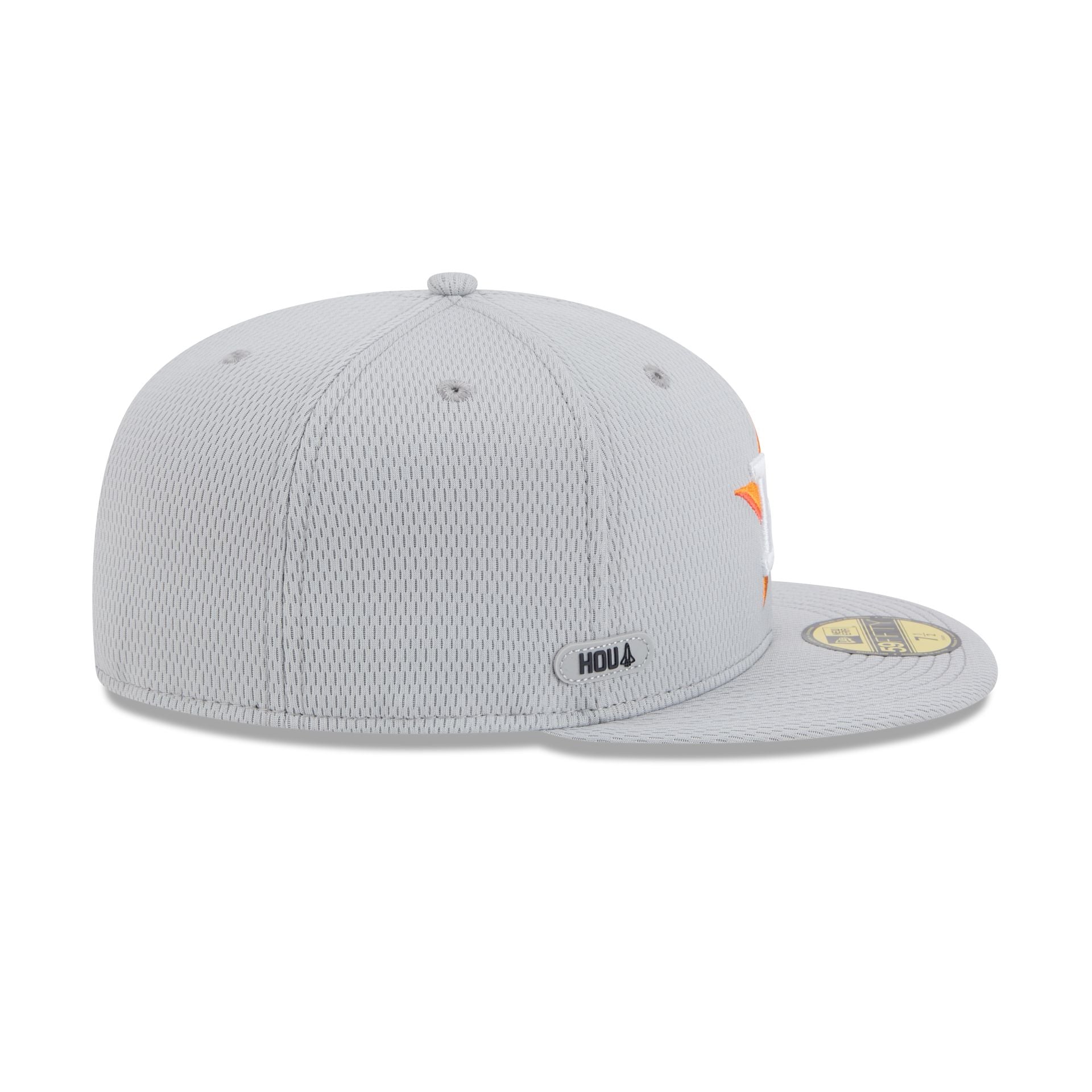 Houston Astros 2025 Clubhouse Gray 59FIFTY Fitted Hat