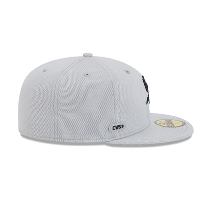 Chicago White Sox 2025 Clubhouse Gray 59FIFTY Fitted Hat
