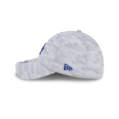 Los Angeles Dodgers 2025 Clubhouse Gray 39THIRTY Stretch Fit