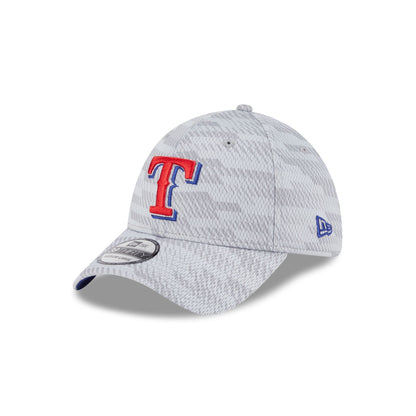 Texas Rangers 2025 Clubhouse Gray 39THIRTY Stretch Fit
