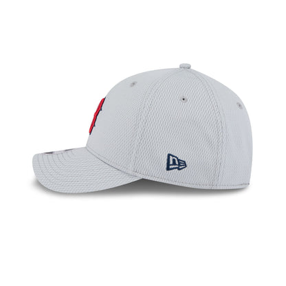 Boston Red Sox 2025 Clubhouse Gray 9FORTY M-Crown Snapback Hat
