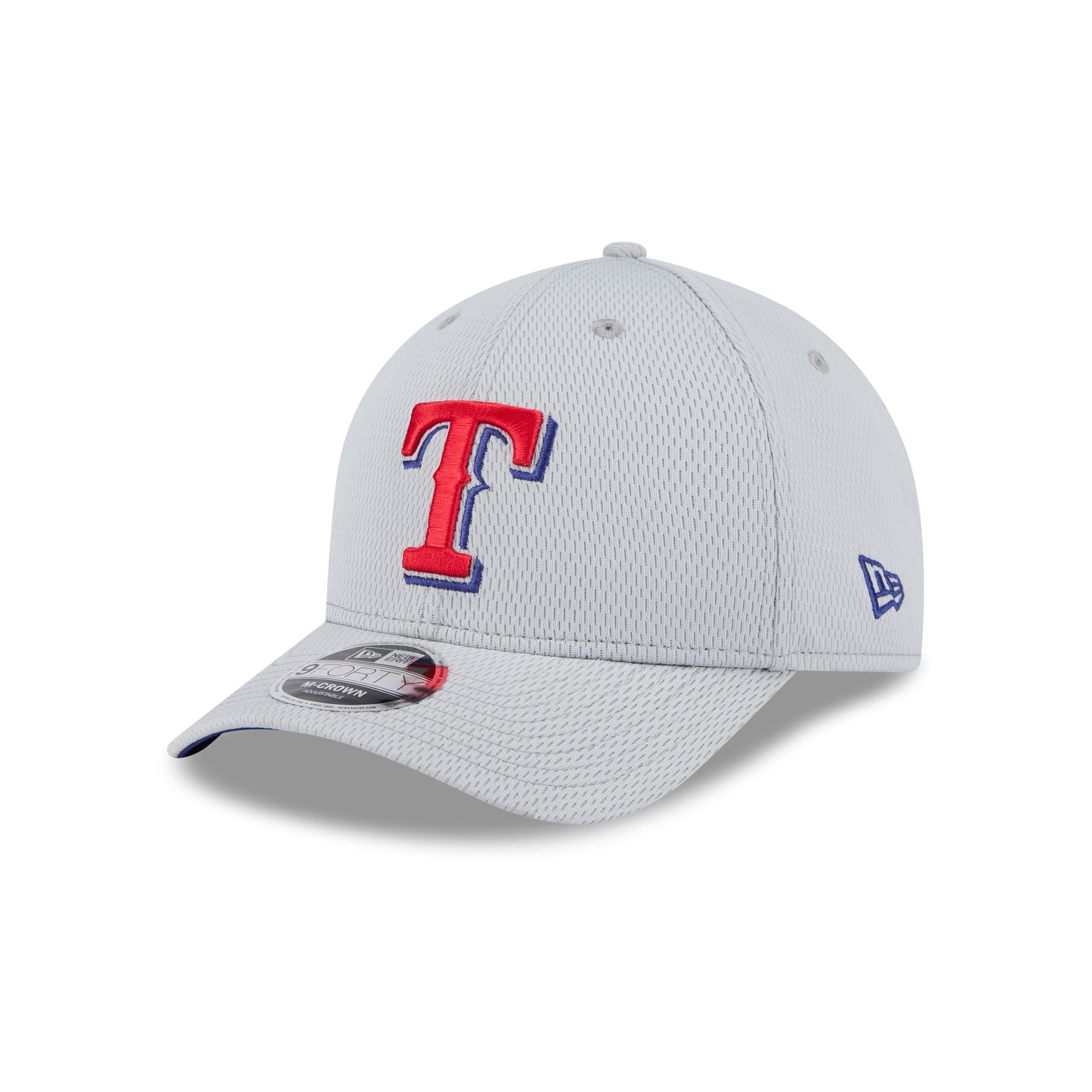 Texas Rangers 2025 Clubhouse Gray 9FORTY M-Crown Snapback Hat