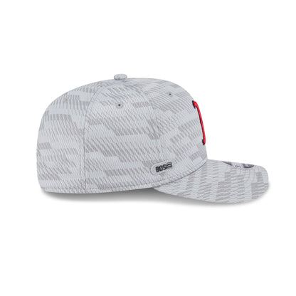 Boston Red Sox 2025 Clubhouse Gray 9SEVENTY Stretch-Snap Hat