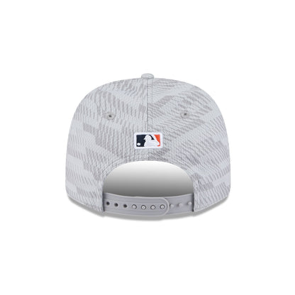 Houston Astros 2025 Clubhouse Gray 9SEVENTY Stretch-Snap Hat