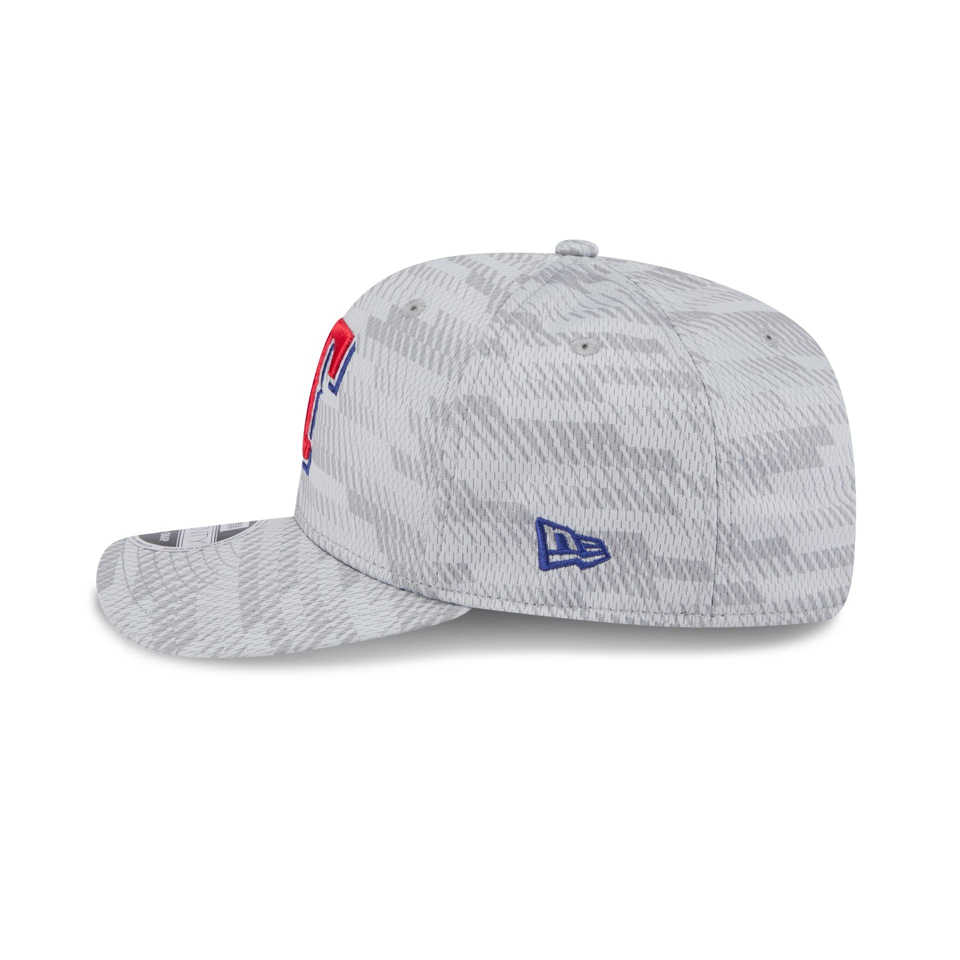 Texas Rangers 2025 Clubhouse Gray 9SEVENTY Stretch-Snap Hat