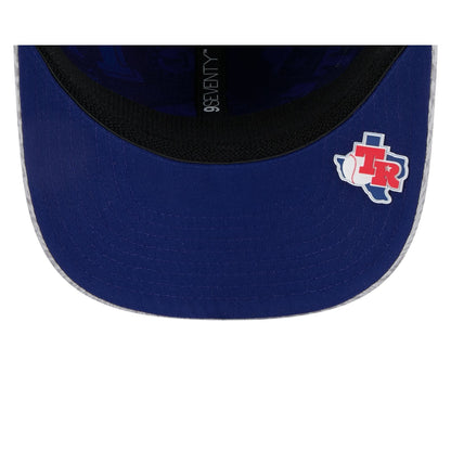 Texas Rangers 2025 Clubhouse Gray 9SEVENTY Stretch-Snap Hat