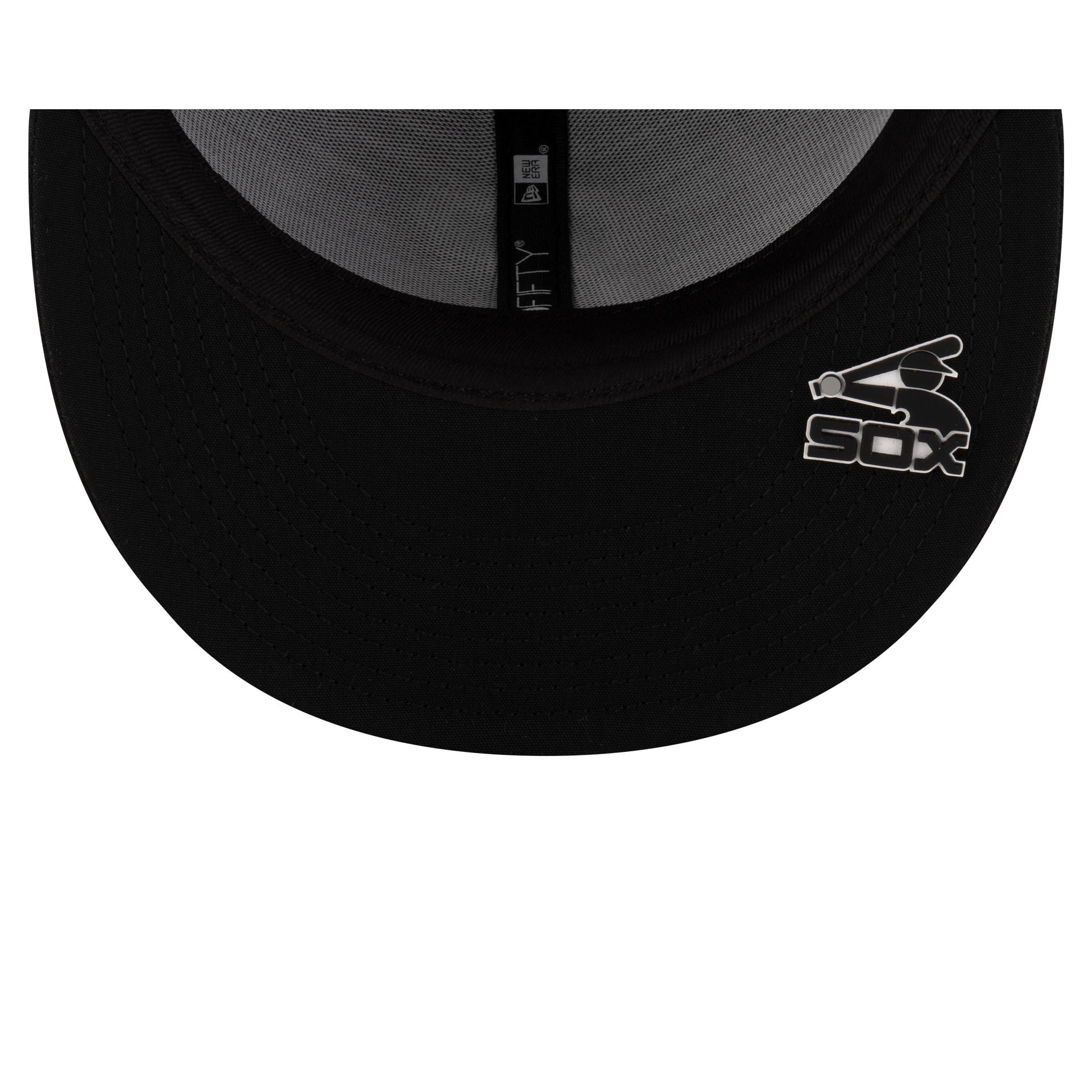 Chicago White Sox 2025 Clubhouse Alt Black 59FIFTY Fitted Hat